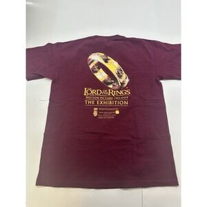 Vintage Lord of the Rings Trilogy Movie Promo Tee LOTR Size Medium MINT 2005